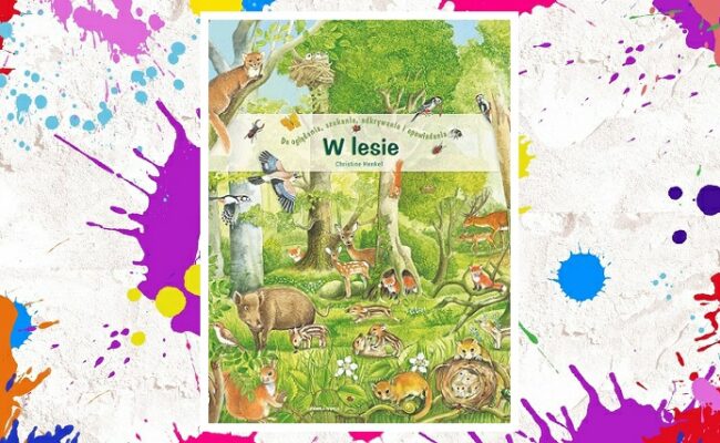W lesie - zdjęcie główne - okładka na kolorowym tle